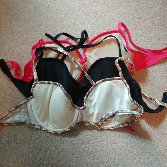 Victoria's Secret Other - Lot of 3 Victoria's Secret Retro Swim Top 38D